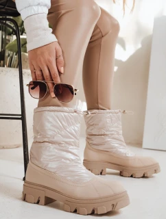 Dámske snežnice SNOBOOT beige FashionStreet ZY1294