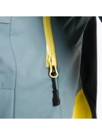 Pánska lyžiarska bunda H4Z22 žlto-čierna - 4F