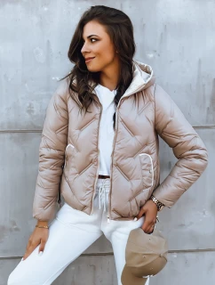 Dámska prešívaná bunda LIDIL beige FashionStreet TY3830