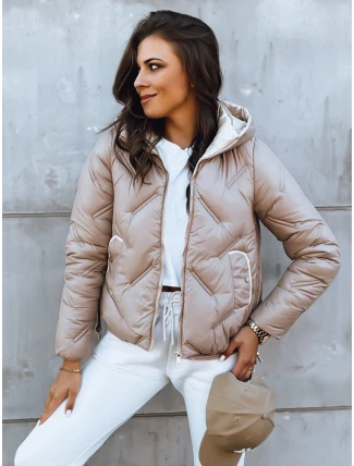 Dámska prešívaná bunda LIDIL beige FashionStreet TY3830