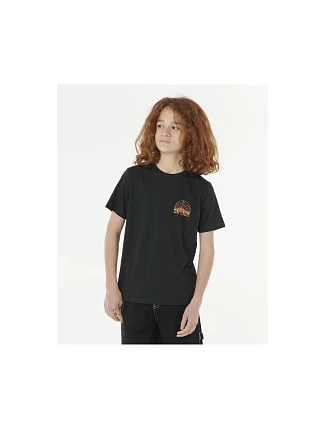 Tričko RIP CURL GRATEFUL SHRED TEE – BOY, čierne Tričko RIP CURL GRATEFUL SHRED TEE – BOY, čierne