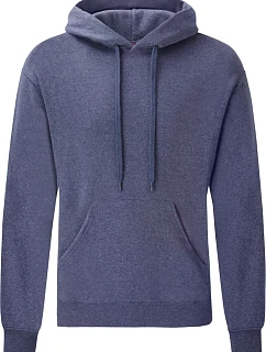 Fruit of the Loom Classic Hooded Sweat Mikina s kapucňou 16.2208 heather navy