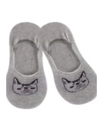 Dámske vzorované ponožky so silikónom