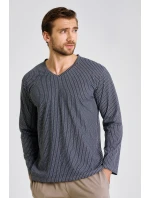 3481 PÁNSKE DLHÉ PYŽAMO LUCA M-2XL