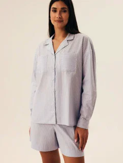 Henderson Dámske pyžamo 42782 Nanda dlhé/r S-XL pruhované