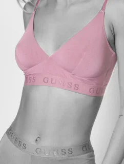 Dámska športová podprsenka O1BC20JR06U - G6E8 - Pastelovo ružová - Guess
