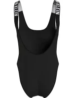Dámske jednodielne plavky KW0KW01599 BEH black - Calvin Klein