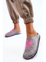 Domowe Papcie Big Star KK276020 Szaro-Różowe