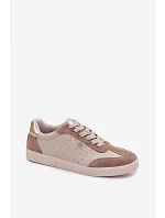 Dámske tenisky z prírodnej kože LR61-7091 Beige Dámske tenisky z prírodnej kože LR61-7091 Beige