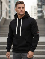 Pánska mikina s kapucňou čierna FashionStreet BX5943