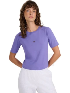 Dámske tričko 4F F2971 fialová 4FWAW25TTSHF2971 51S