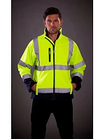 Yoko HVK 09 Hi-Vis softshellová bunda 79.VK09 čierna Yoko HVK 09 Hi-Vis softshellová bunda 79.VK09 čierna