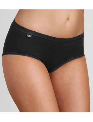 Nohavičky Sloggi Basic + Midi 2P čierna 0004 - Triumph Nohavičky Sloggi Basic + Midi 2P čierna 0004 - Triumph