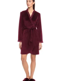 Dámsky župan 15260 - 568 - Vínová - Vamp