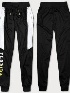 Pánske tepláky čierne (8K199)