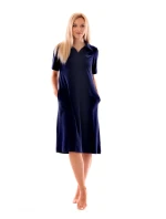Dámske šaty s golierom Bari midnight - Vestis