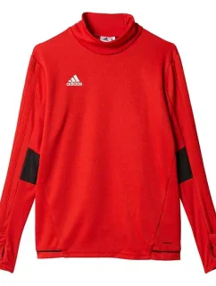 Detská mikina Tiro 17 TRG TOP JR BQ2754 Red - Adidas