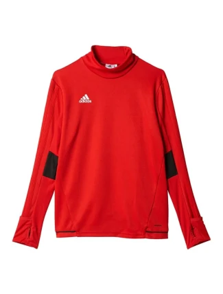 Detská mikina Tiro 17 TRG TOP JR BQ2754 Red - Adidas
