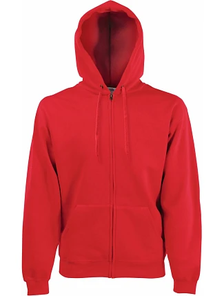 Fruit of the Loom Classic Hooded Sweat Jacket Mikina s kapucňou 16.2062 červená Fruit of the Loom Classic Hooded Sweat Jacket Mikina s kapucňou 16.2062 červená