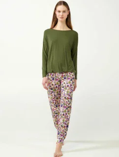 Vamp - Dámske pyžamo s kvetmi 21063 - Vamp