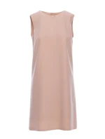 S408 Šaty bez rukávov - béžové S408 Šaty bez rukávov - béžové