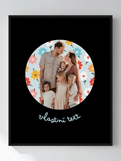 Personalizovaný magický fotorámik – 40x50 – výrez fotografie na podklade