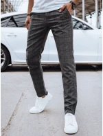 Pánske ležérne nohavice tmavosivé FashionStreet UX4399