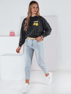 Dámska mikina LEMONFIT graphite v jednej veľkosti FashionStreet BY1348