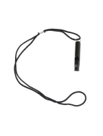 Píšťalka na prežitie - hliníková - čierno-čierna