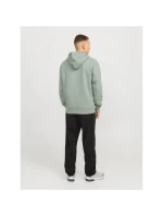 Jack&Jones pánska mikina JJESTAR BASIC SWEAT HOOD NOOS 12208157 ICEBERG GREEN