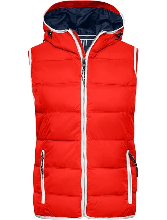 Daiber JN 1075 Dámska vesta „Maritim“ 02.1075 červená/biela Daiber JN 1075 Dámska vesta „Maritim“ 02.1075 červená/biela