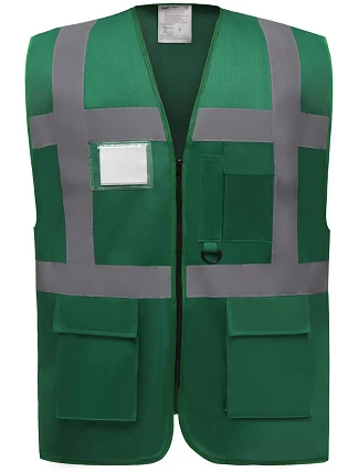 Yoko HVW 801 Hi-Vis multifunkčná vesta 79.W801, farba paramedic green