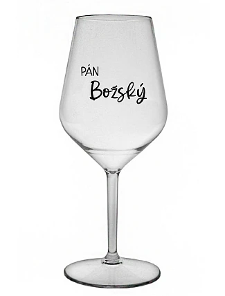 LORD OF GOD - priehľadný nerozbitný pohár na víno 470 ml
