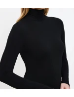 Dámsky rolák Beauty Layers Top LSL Turtleneck 04 - BLACK - black 0004 - TRIUMPH