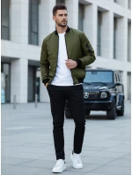 Pánska bunda bomber zelená FashionStreet TX4425