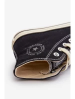 Trampki Damskie Wysokie Big Star NN274283 Czarne