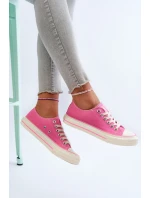 Niskie Trampki Damskie Big Star NN274271 Różowe