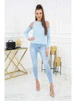 Sveter Eliza Tulle MCY02679 Baby Blue - Vittoria Ventini