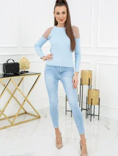 Sveter Eliza Tulle MCY02679 Baby Blue - Vittoria Ventini