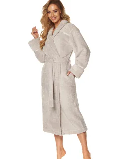 Dlhý dámsky župan L & L 2084 satyna