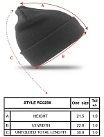 Result Headwear RC 029X Pletená čiapka 28.029X čierna Result Headwear RC 029X Pletená čiapka 28.029X čierna