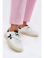 Niskie Buty Sportowe Damskie Białe Zelevelis