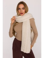 M898 Pletená šatka - ecru