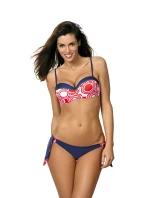 Plavky Marina Blu Scuro M-290 námornícka modro-červená (118) - Marko