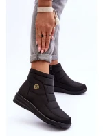 Dámske zateplené snežnice Black Helis