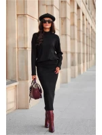 Sukňa SPO043 čierna - Roco Fashion