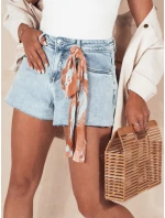 Dámske svetlomodré džínsové šortky SUMRBREEZ FashionStreet SY0353