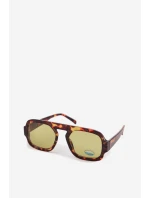 Dámské sluneční brýle s UV filtrem hnědo-zelené