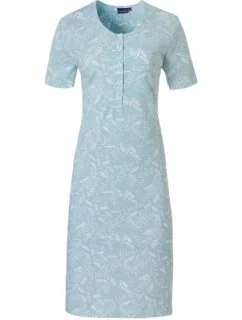 Dámska nočná košeľa 10231-120 -4 tyrkysová-potlač - Pastunette