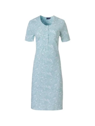 Dámska nočná košeľa 10231-120 -4 tyrkysová-potlač - Pastunette Dámska nočná košeľa 10231-120 -4 tyrkysová-potlač - Pastunette